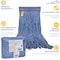 Kleen Handler 16 Oz Cut-End Blended Wet Mop Head Refill with 1.25-Inch Universal Band, Blue KHES-CEM-BD-BL-16-1 - alternate 4